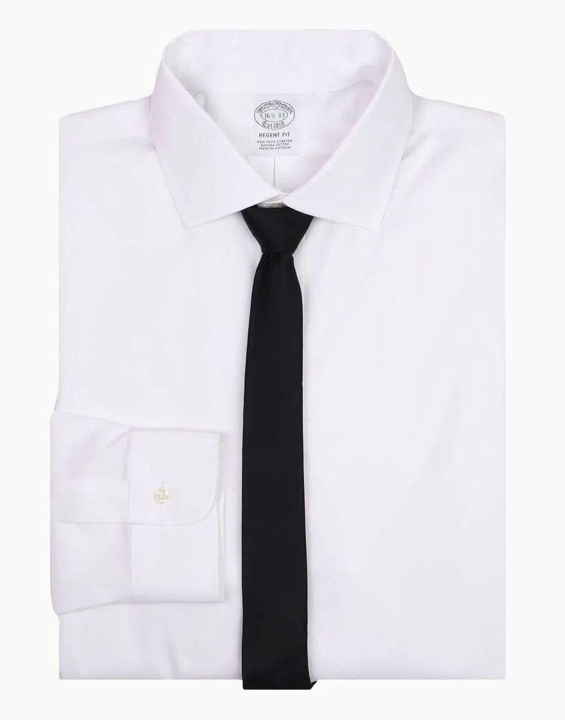 Camisa Brooks Brothers Hombre Ds Og Ni Sppt Eng Np Rgnt - Eu Blanco-0
