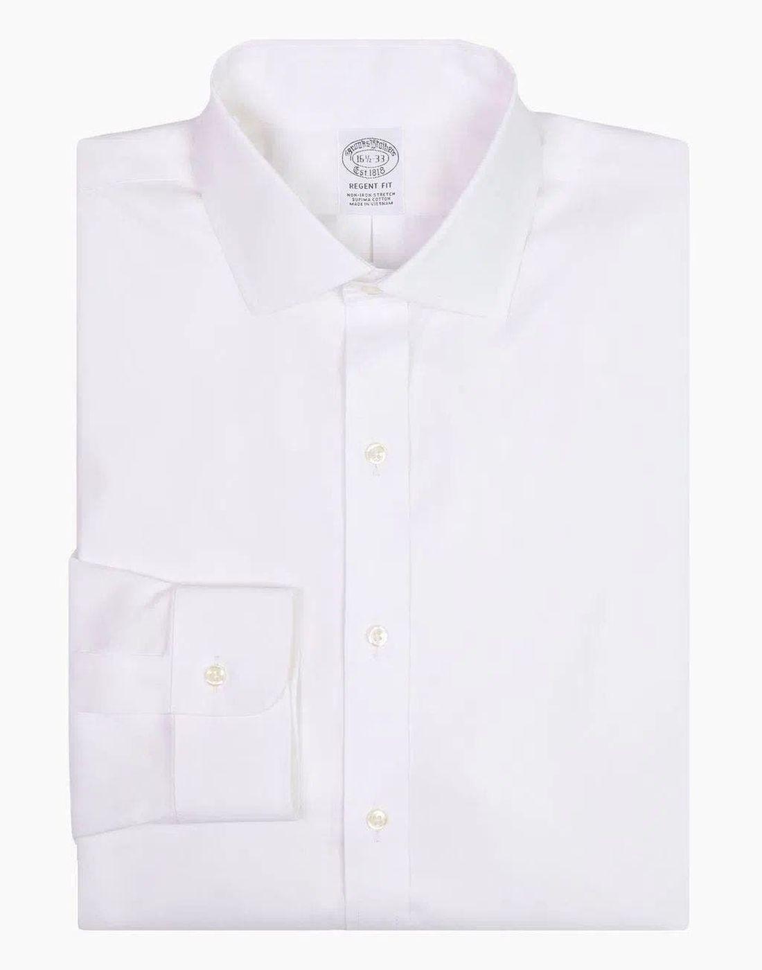 Camisa Brooks Brothers Hombre Ds Og Ni Sppt Eng Np Rgnt - Eu Blanco-2