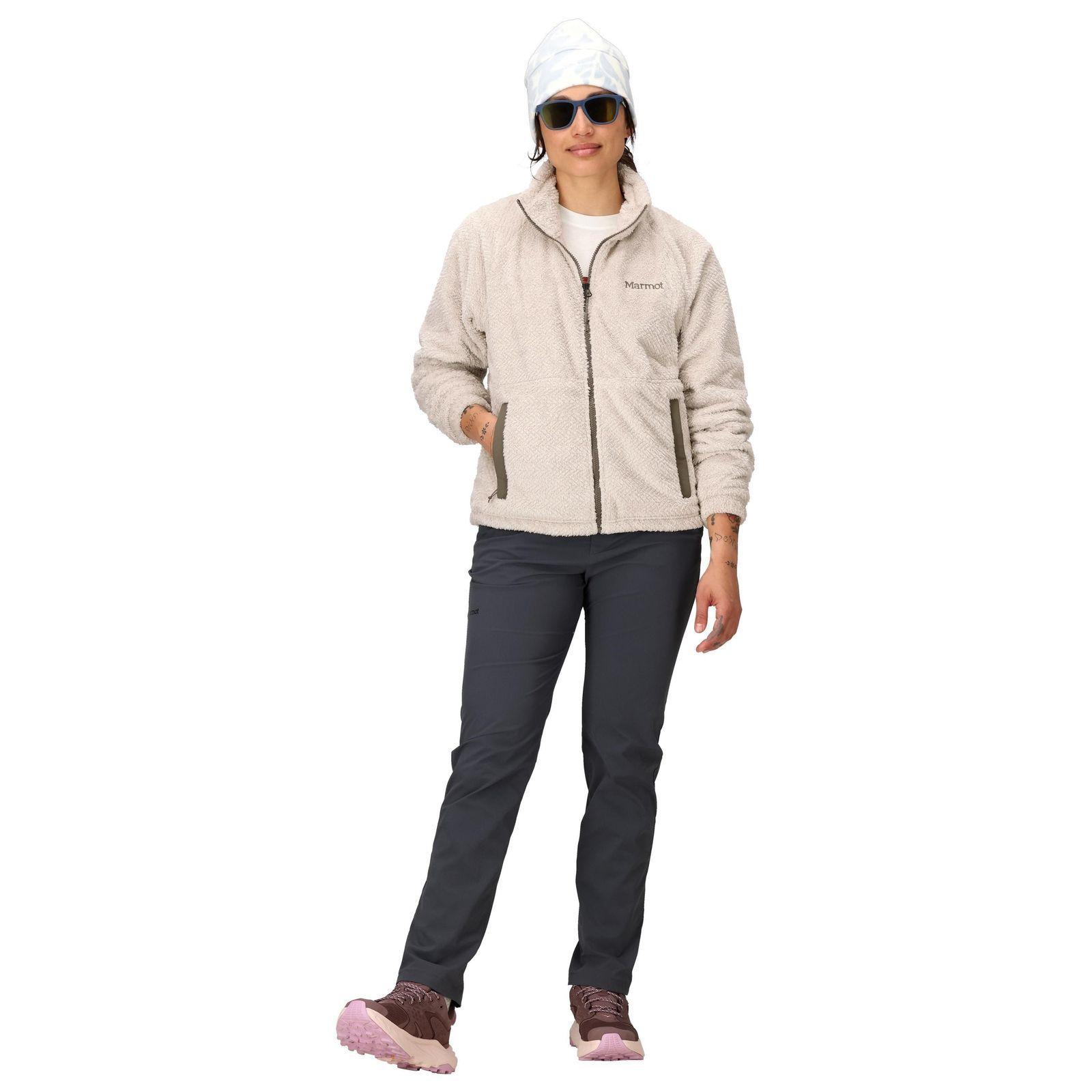 Polar Marmot Mujer Homestead Fleece Jacket Beige-2