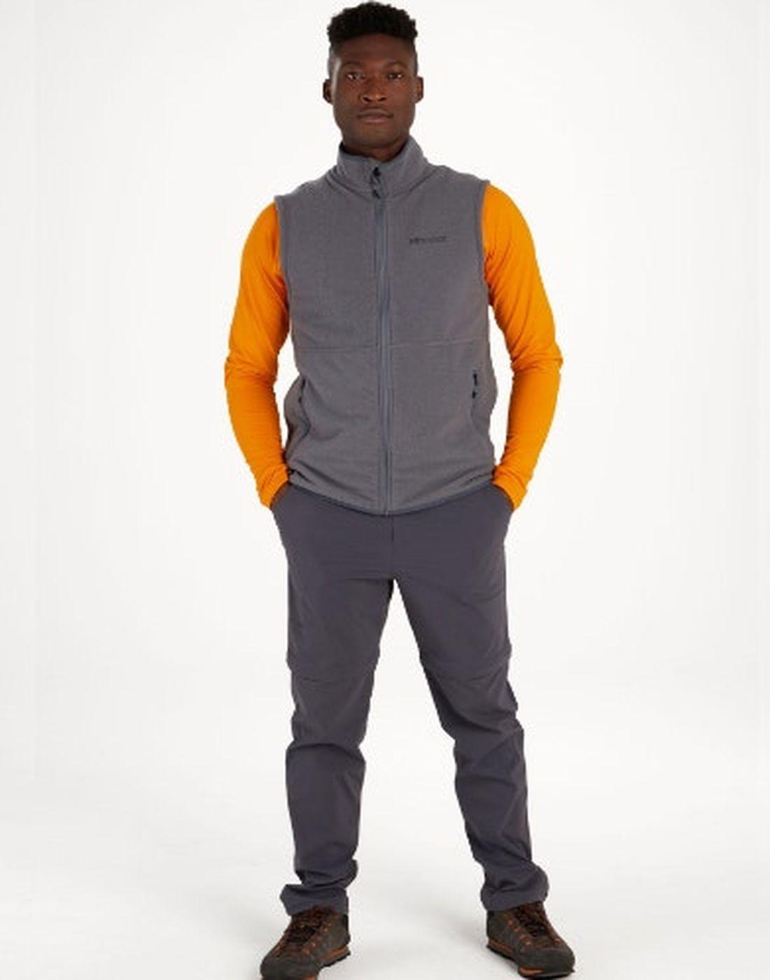 Polar Marmot Hombre Rocklin Vest Gris-2