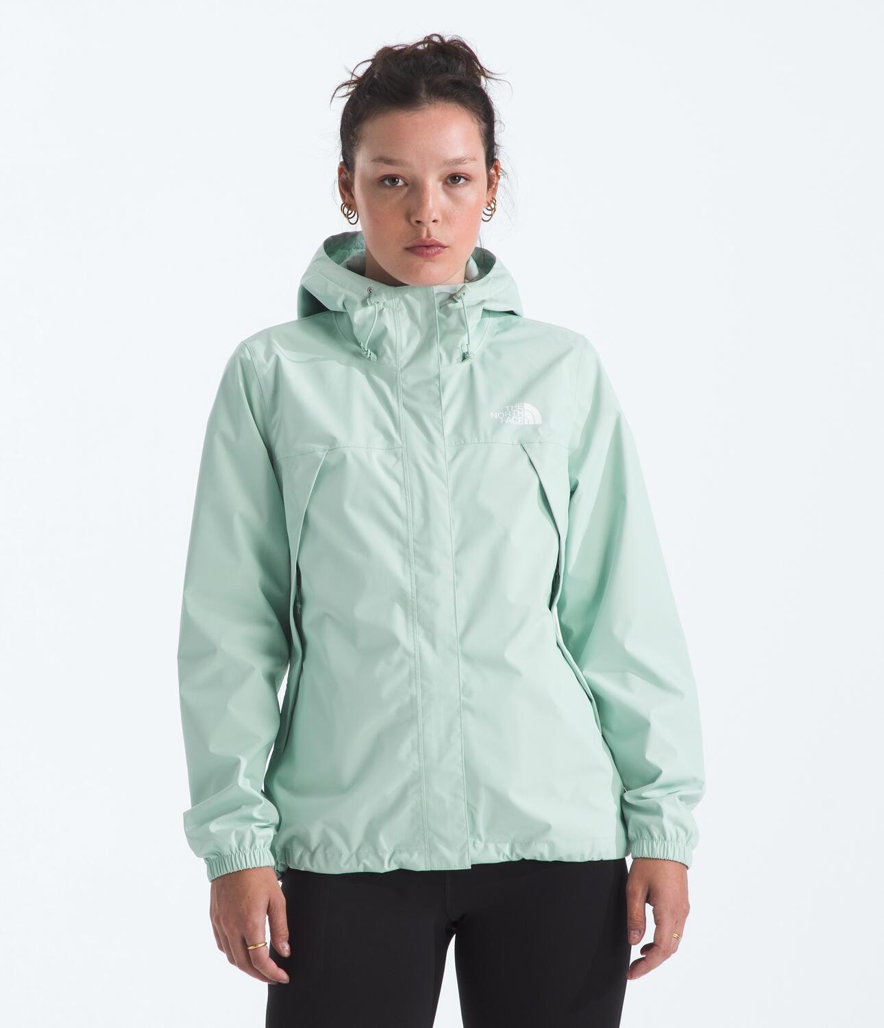 Chaqueta Impermeable Antora Mujer Celeste-0