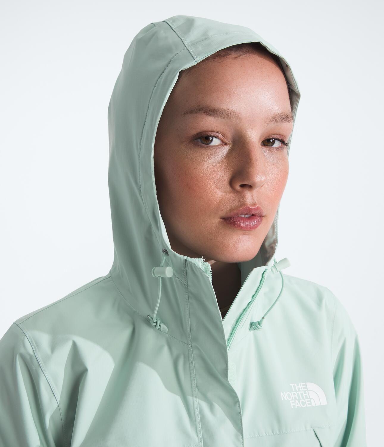 Chaqueta Impermeable Antora Mujer Celeste-4