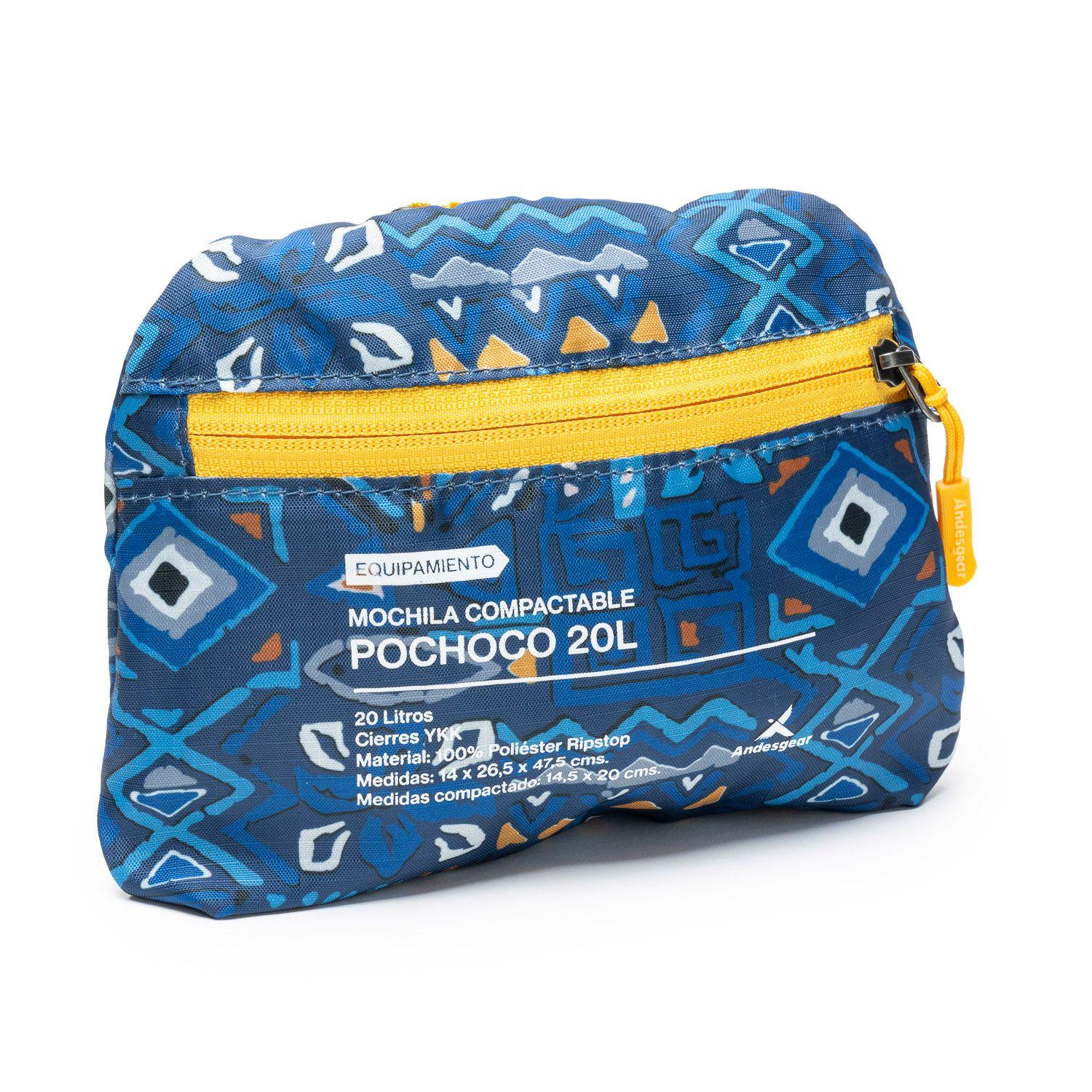 Mochila Trekking Andesgear Pochoco 20L Azul-4