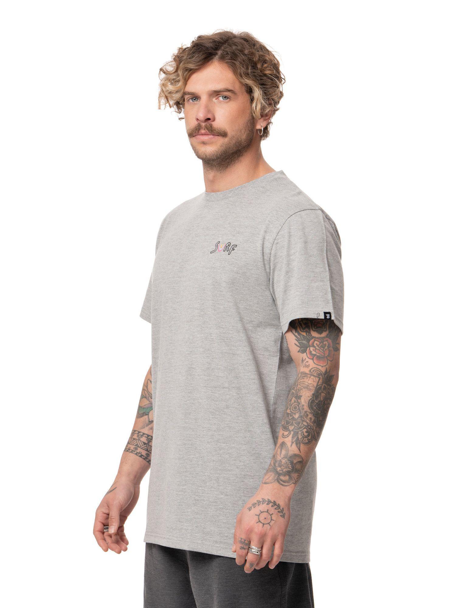 Polera Stoked Hombre Smile Gris claro-1