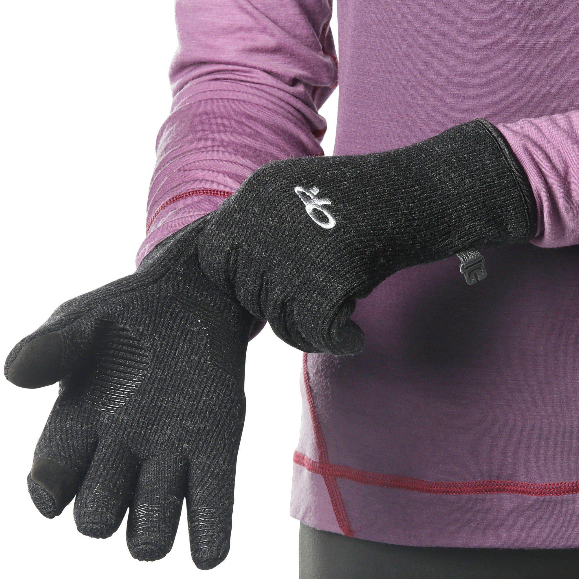 Guantes Outdoor Research Mujer Flurry Negro-1