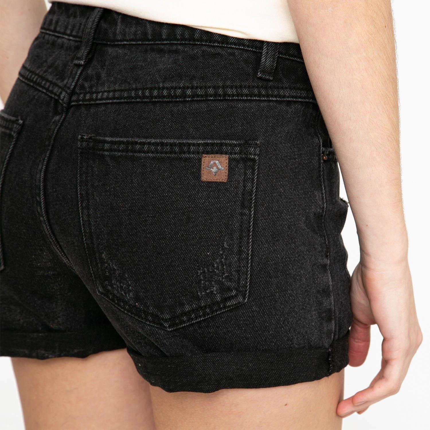 Short Kivül Mujer Paru Casual Negro-2