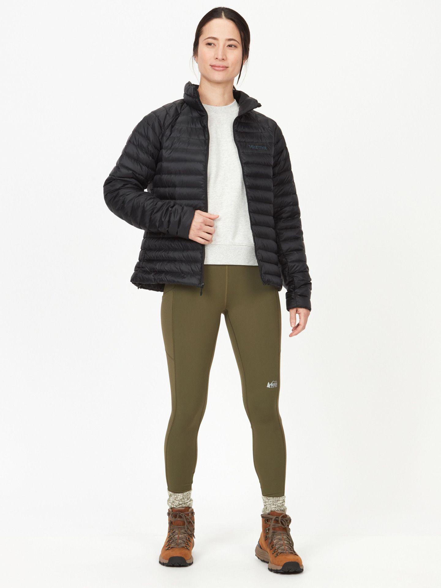 Chaqueta Marmot Mujer De Pluma Hype Down Negro-2