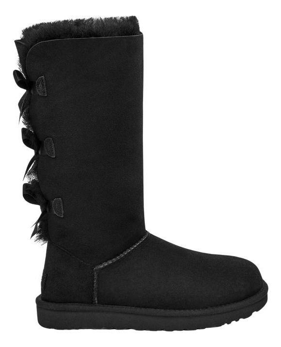 Bota UGG Mujer Bailey Bow Tall Ii Negro-0