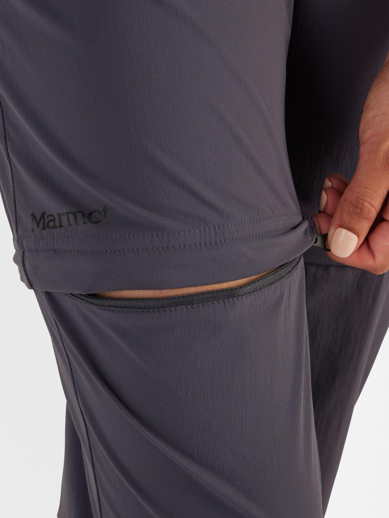 Pantalon Marmot Mujer Arch Rock Cnvrtbl Pant Gris-3