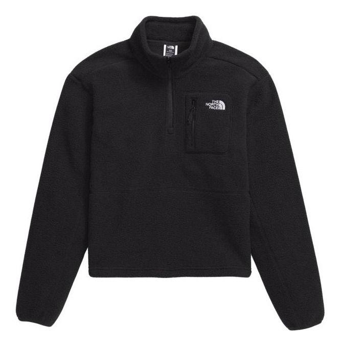 Polar The North Face Mujer Yumiori ¼ Zip Negro-3