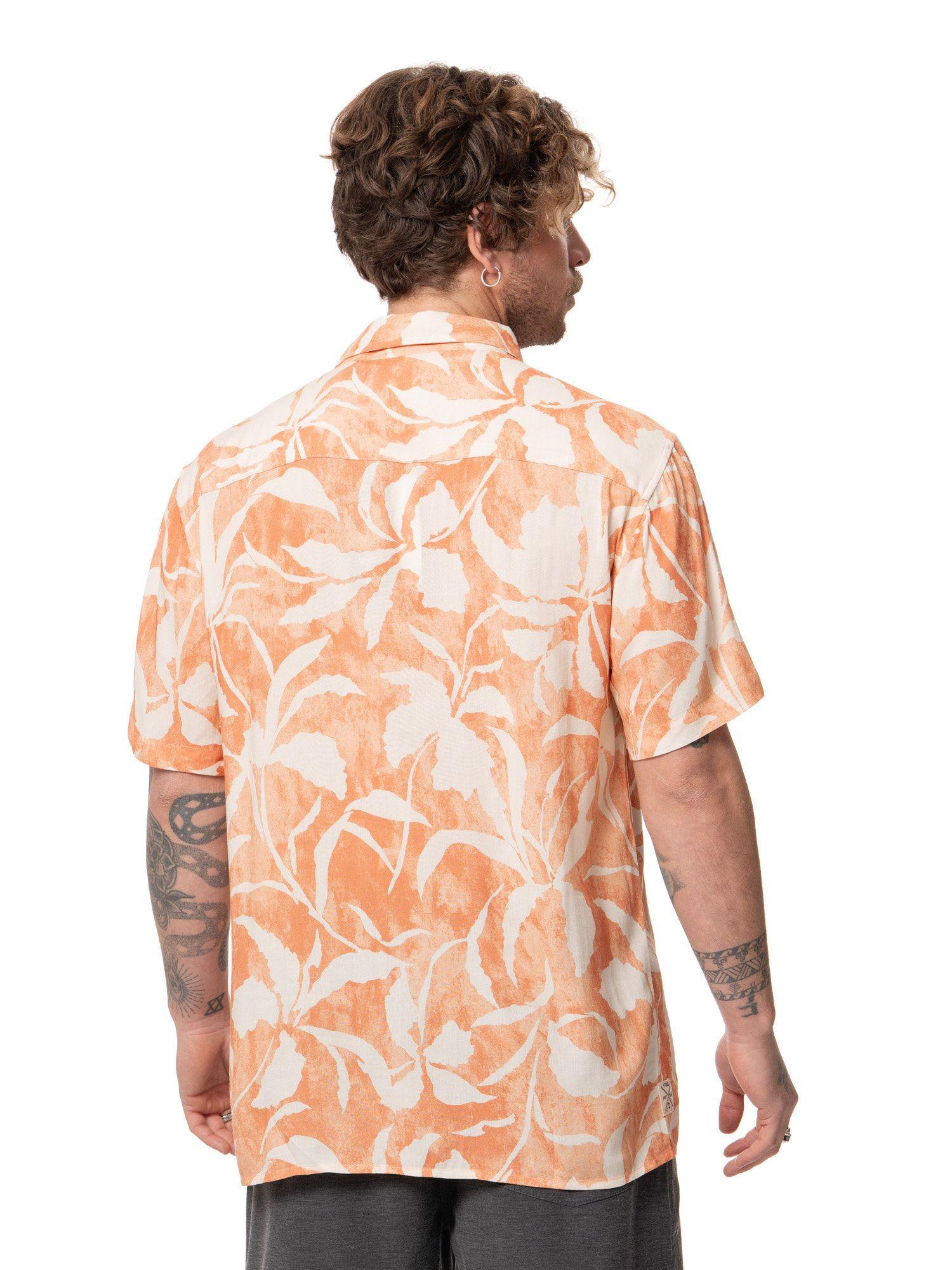 Camisa Stoked Hombre Hooks Naranjo-2