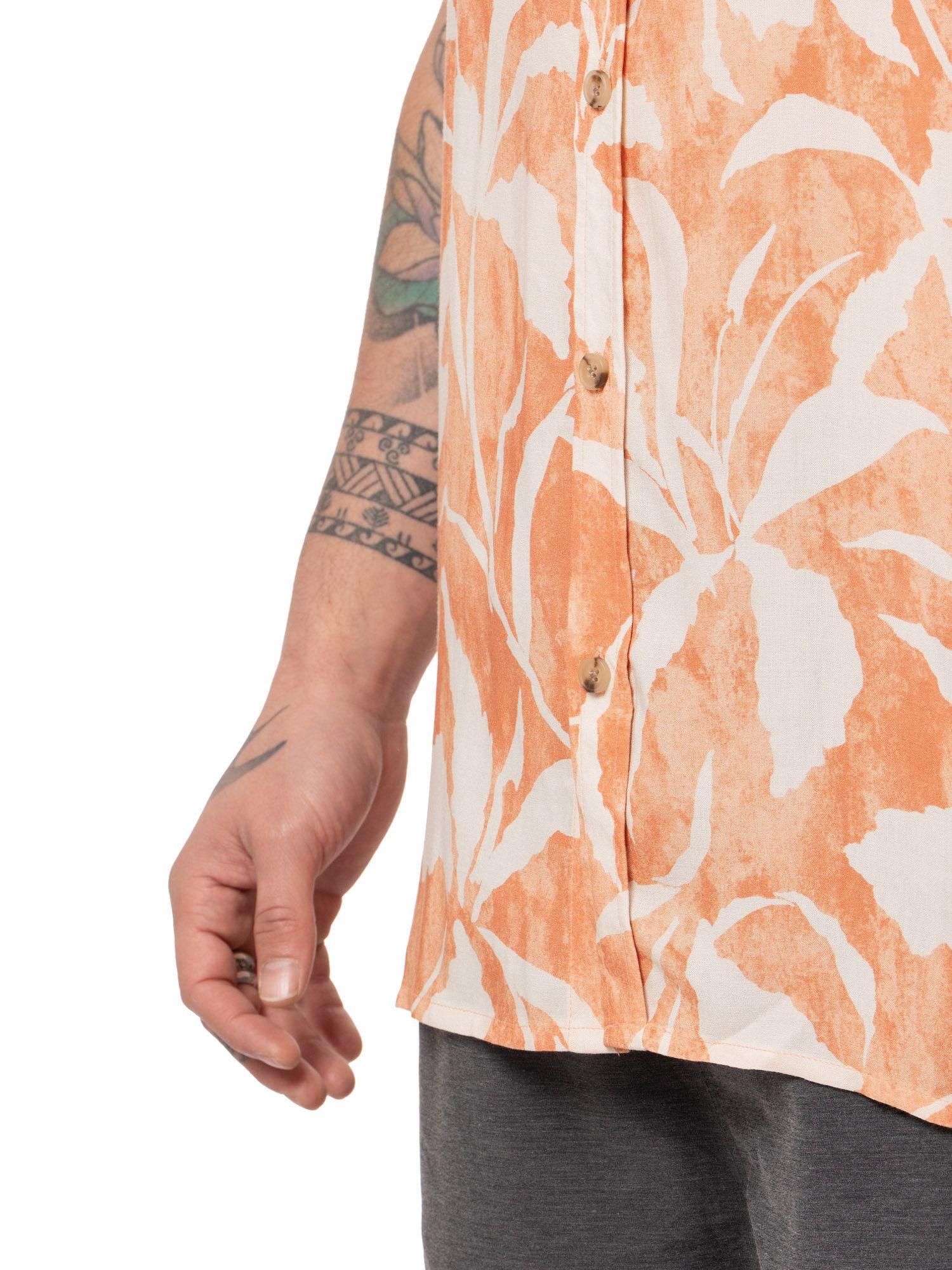 Camisa Stoked Hombre Hooks Naranjo-4