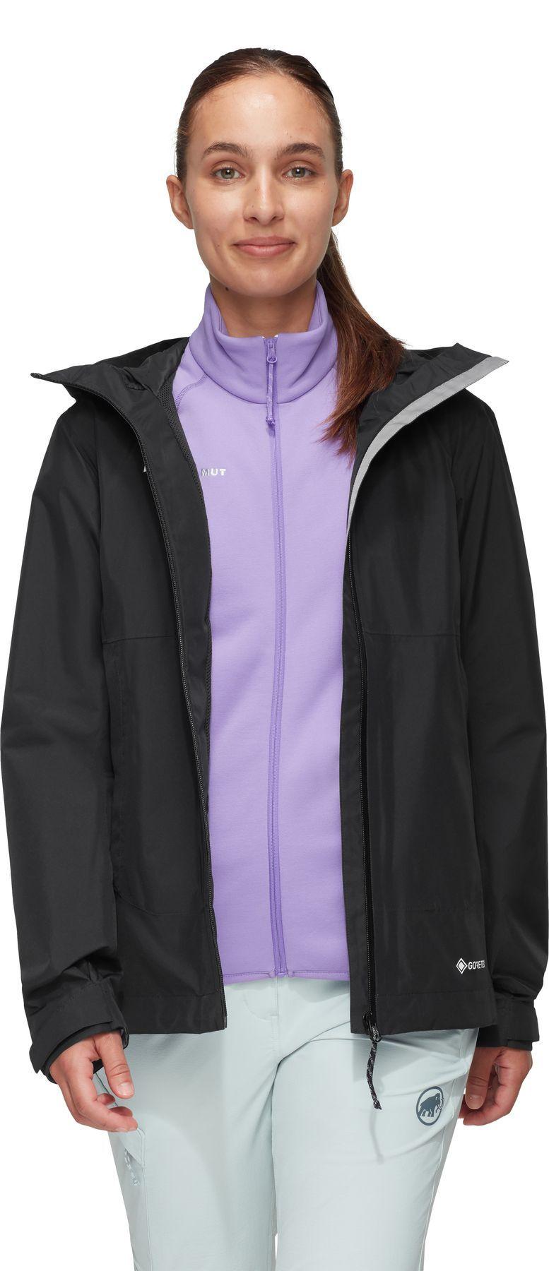 Chaqueta Mammut Mujer Treeline Hs Hooded Negro-0