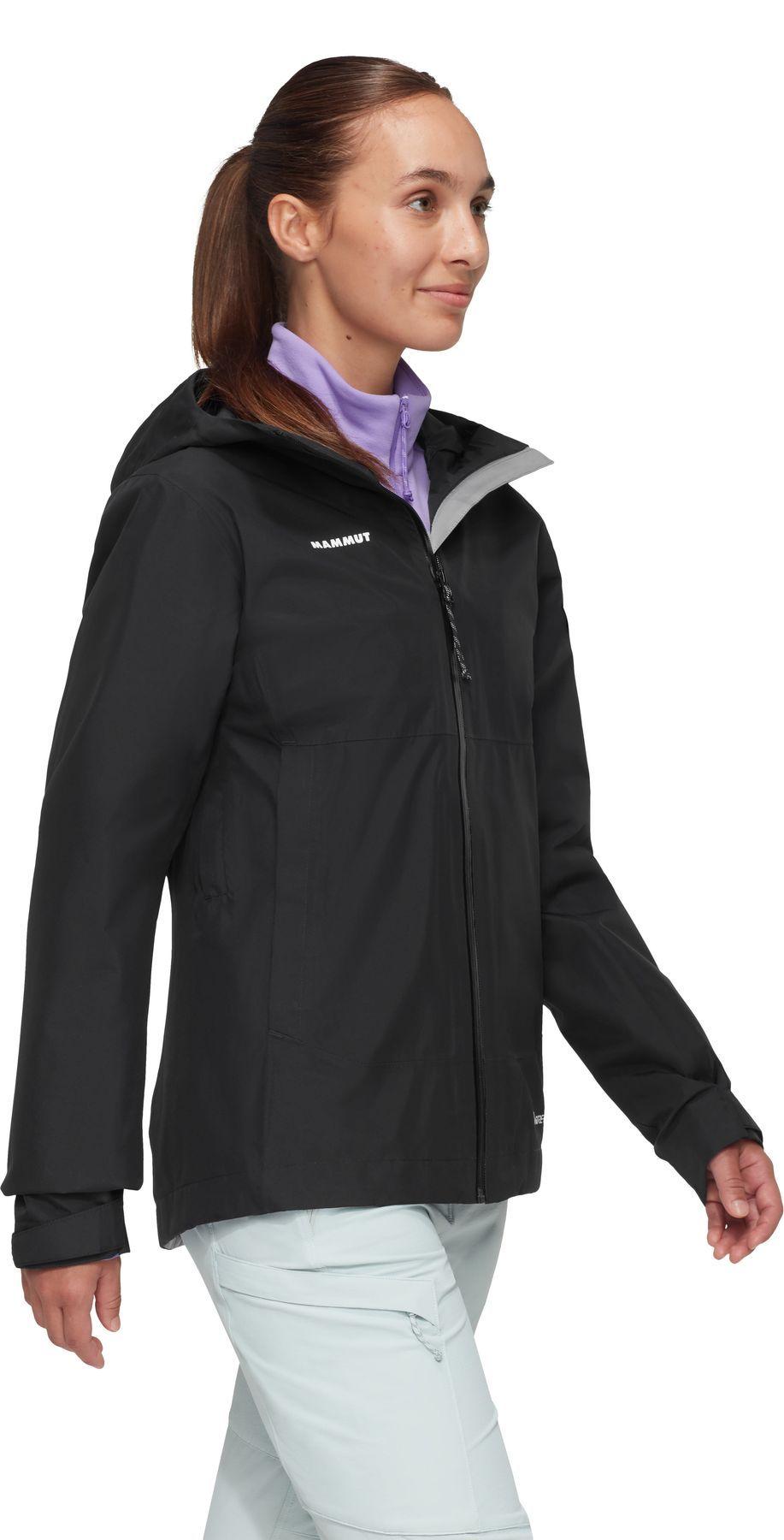 Chaqueta Mammut Mujer Treeline Hs Hooded Negro-2