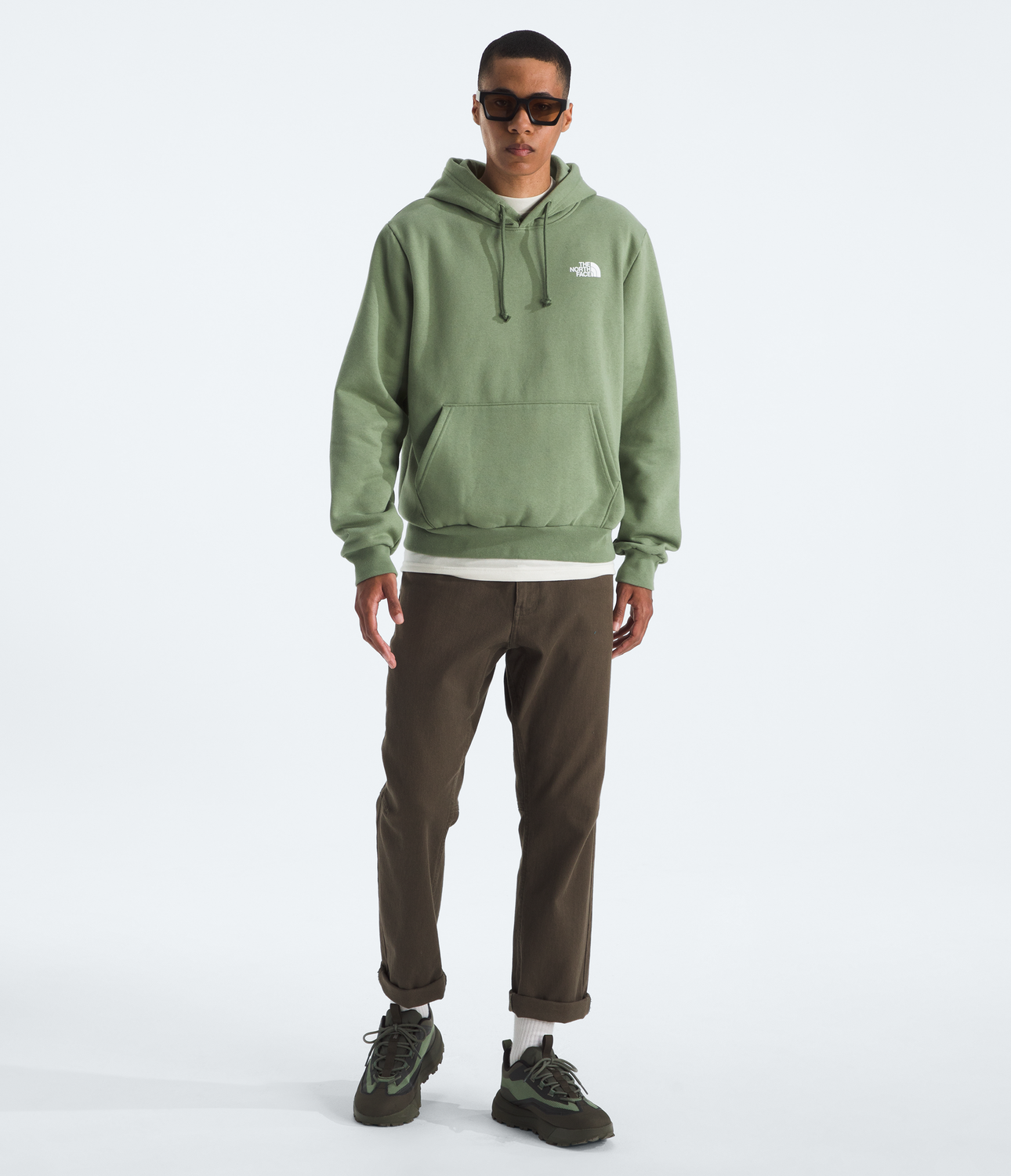 Poleron Evo Box Nse Hoodie Hombre Verde-2