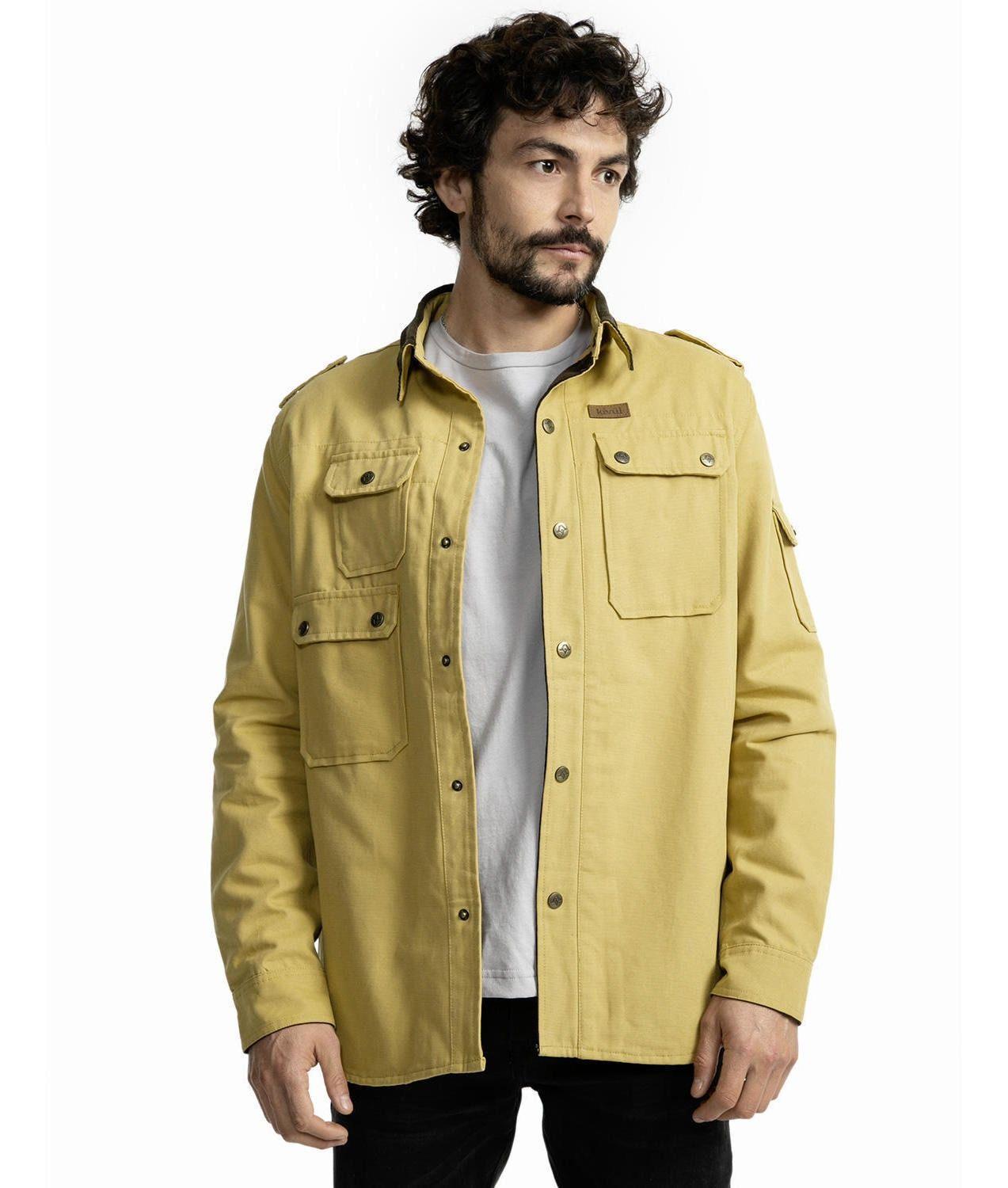 Chaqueta Kivül Hombre Fer Canvas Amarillo-0