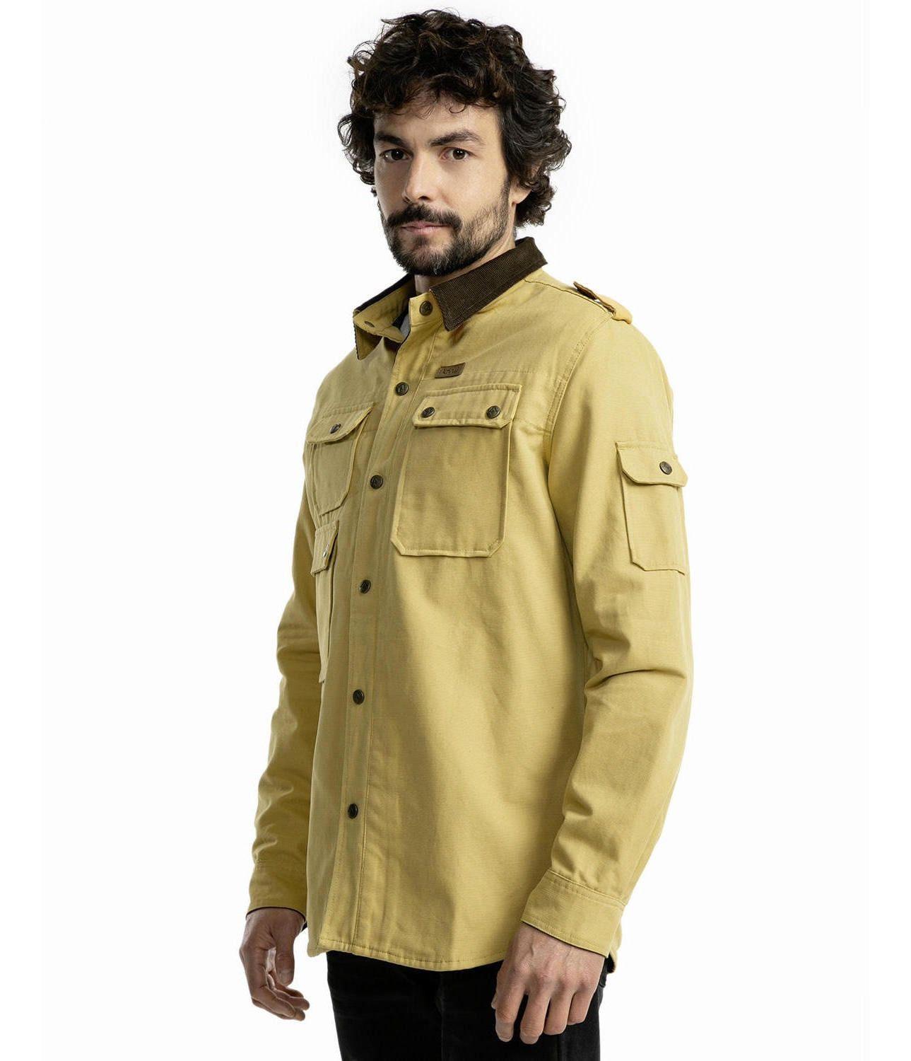 Chaqueta Kivül Hombre Fer Canvas Amarillo-1