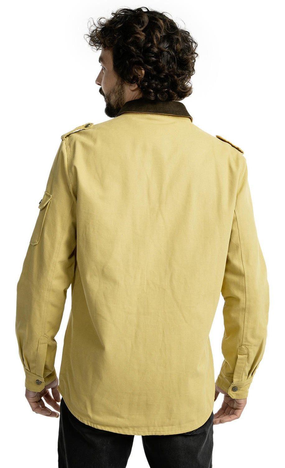 Chaqueta Kivül Hombre Fer Canvas Amarillo-2