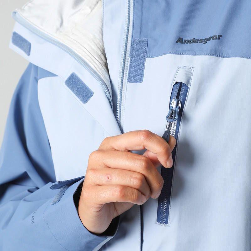 Chaqueta Andesgear Mujer Impermeable Carelmapu Azul Azul-3