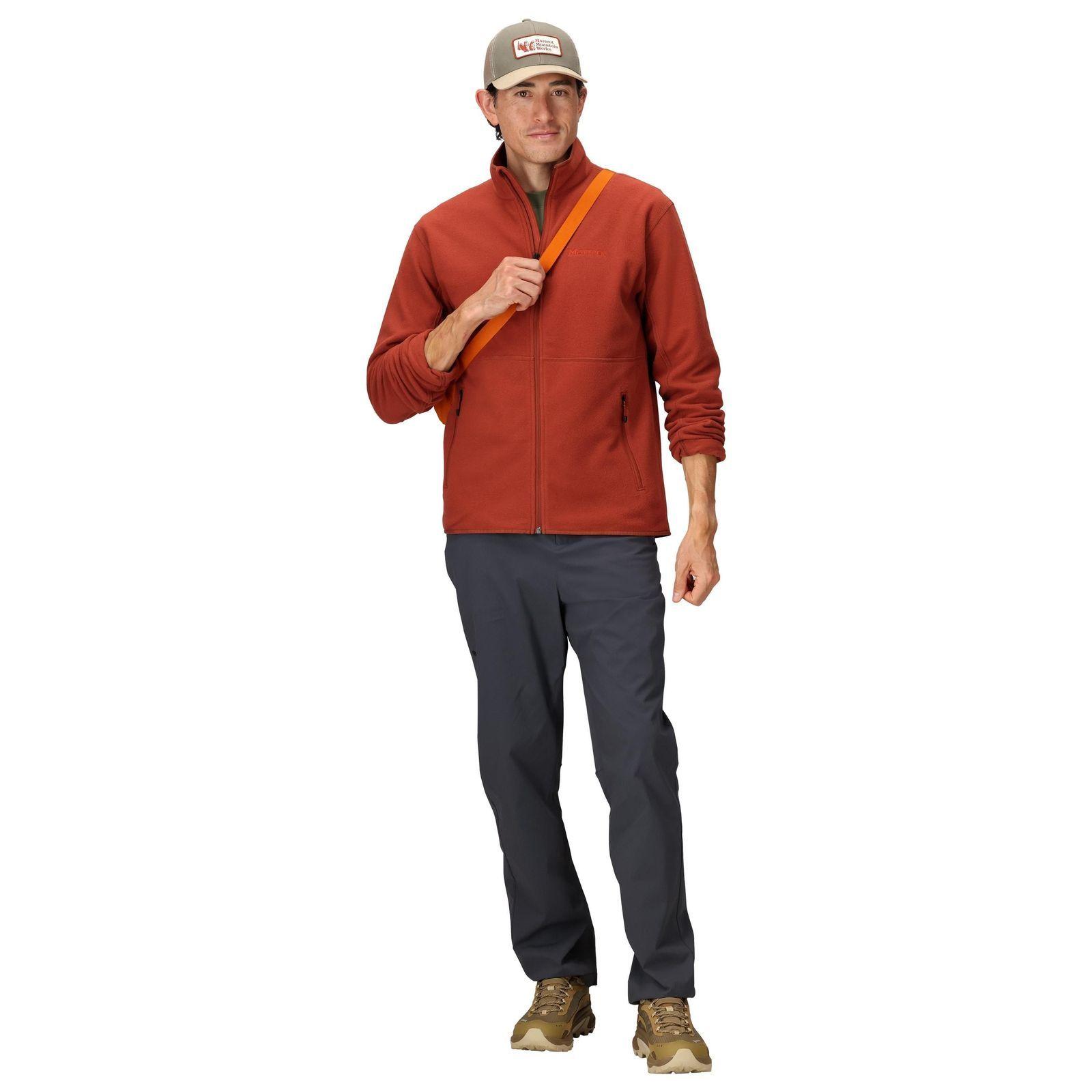 Polar Marmot Hombre Rocklin Full-Zip Rojo-2