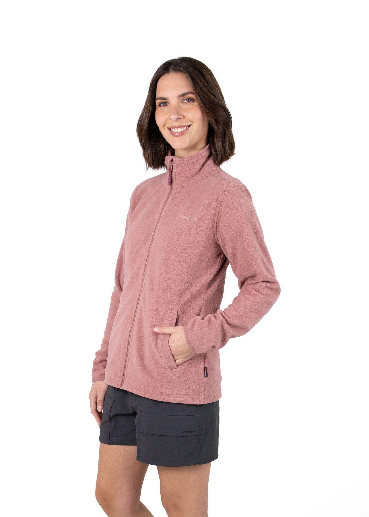 Polar Andesgear Mujer Maihue Fullzip Rosado-1