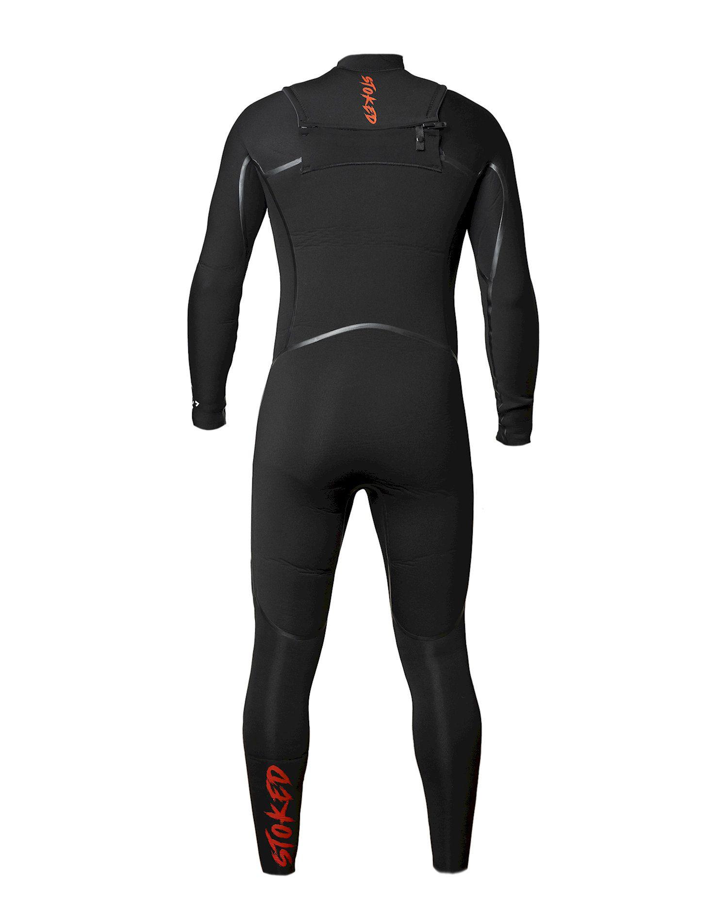 Traje de Surf Stoked Hombre G5 5/4/3 Removable Hood Negro-2