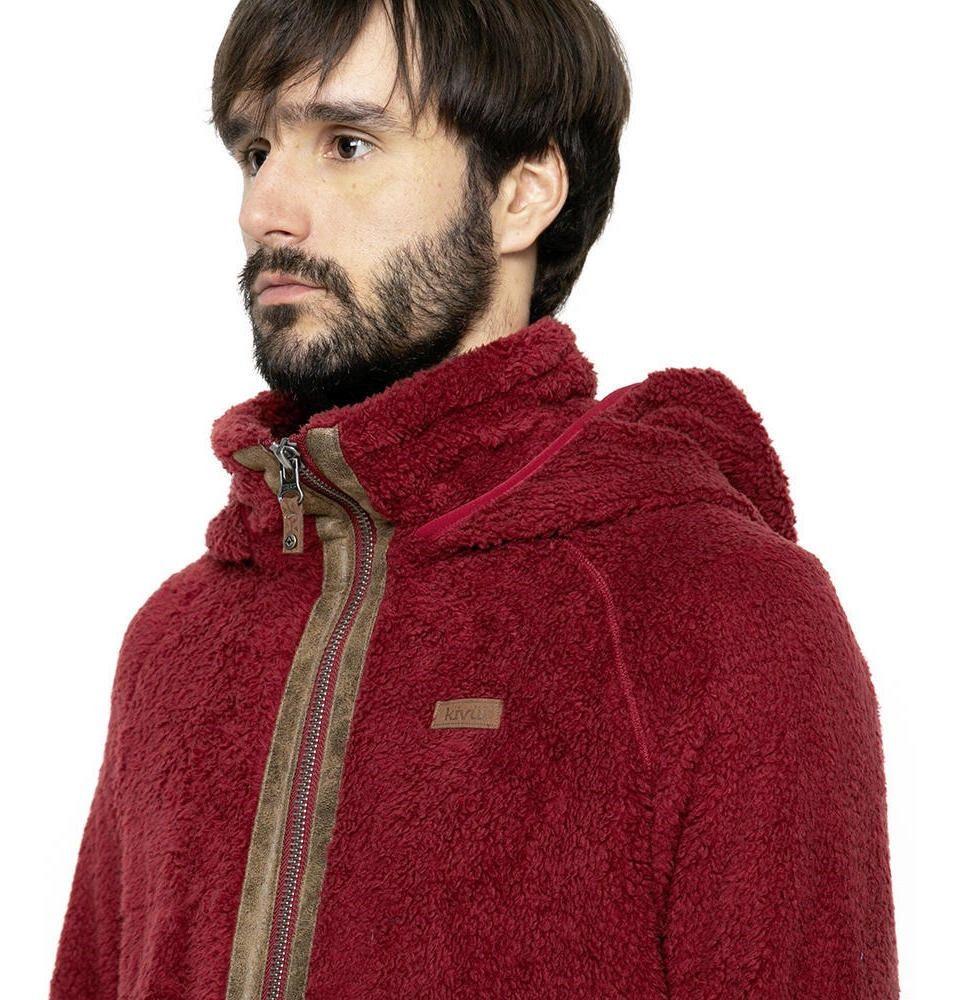 Polar Kivül Hombre Elek Shaggy Con Gorro Rojo-3