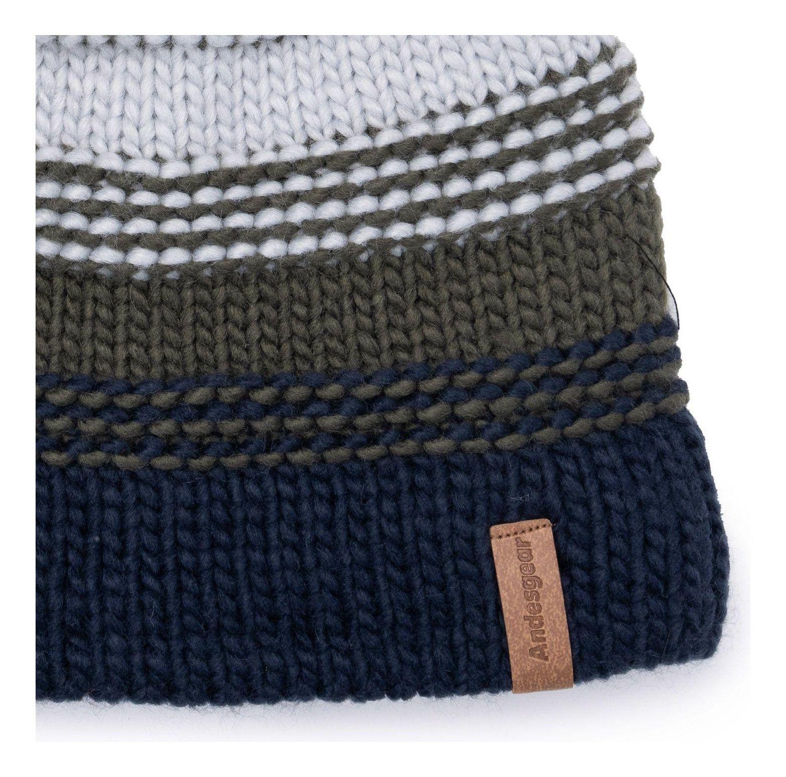 Gorro Andesgear Unisex Pompon Chilli Azul-2