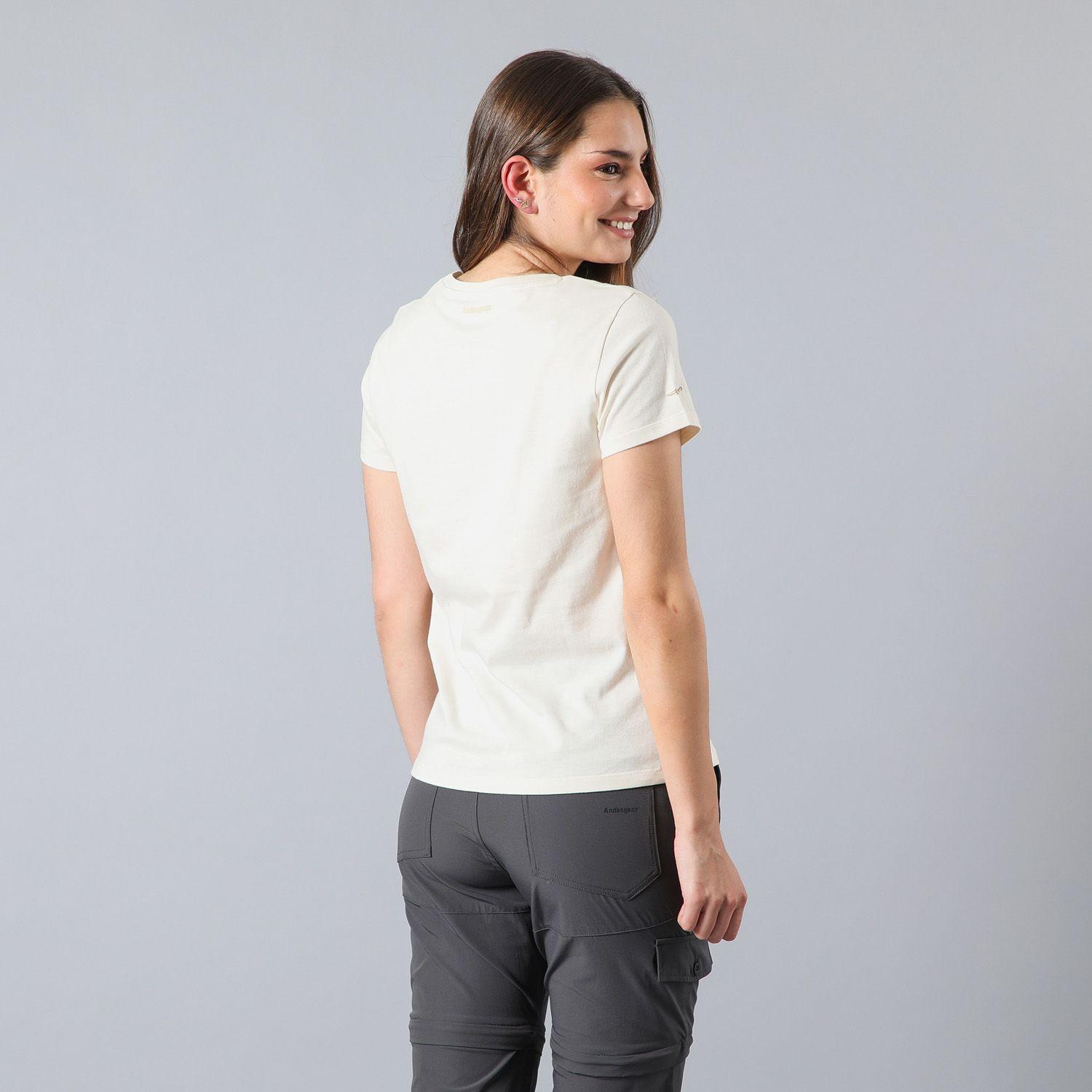 Polera Andesgear Mujer Icono Beige-1