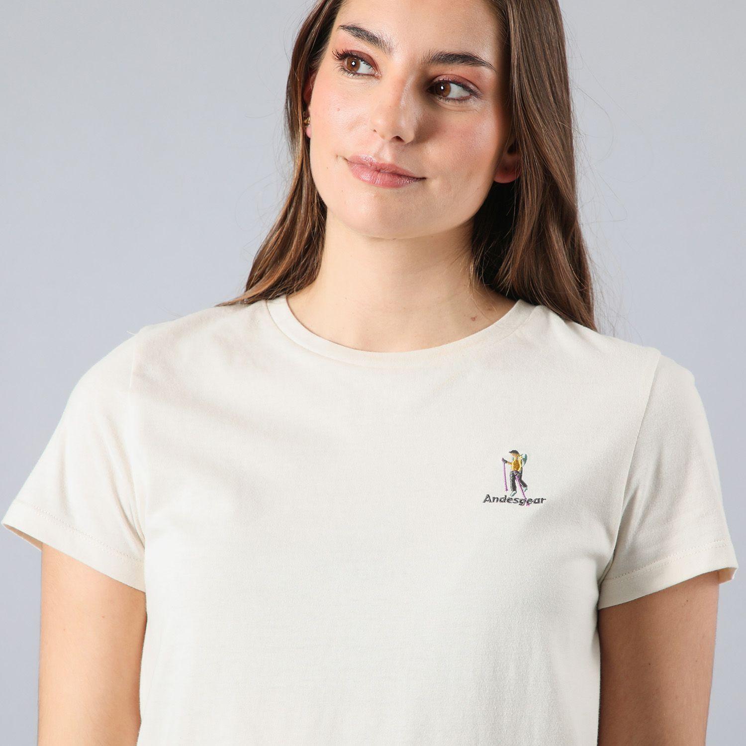 Polera Andesgear Mujer Icono Beige-3
