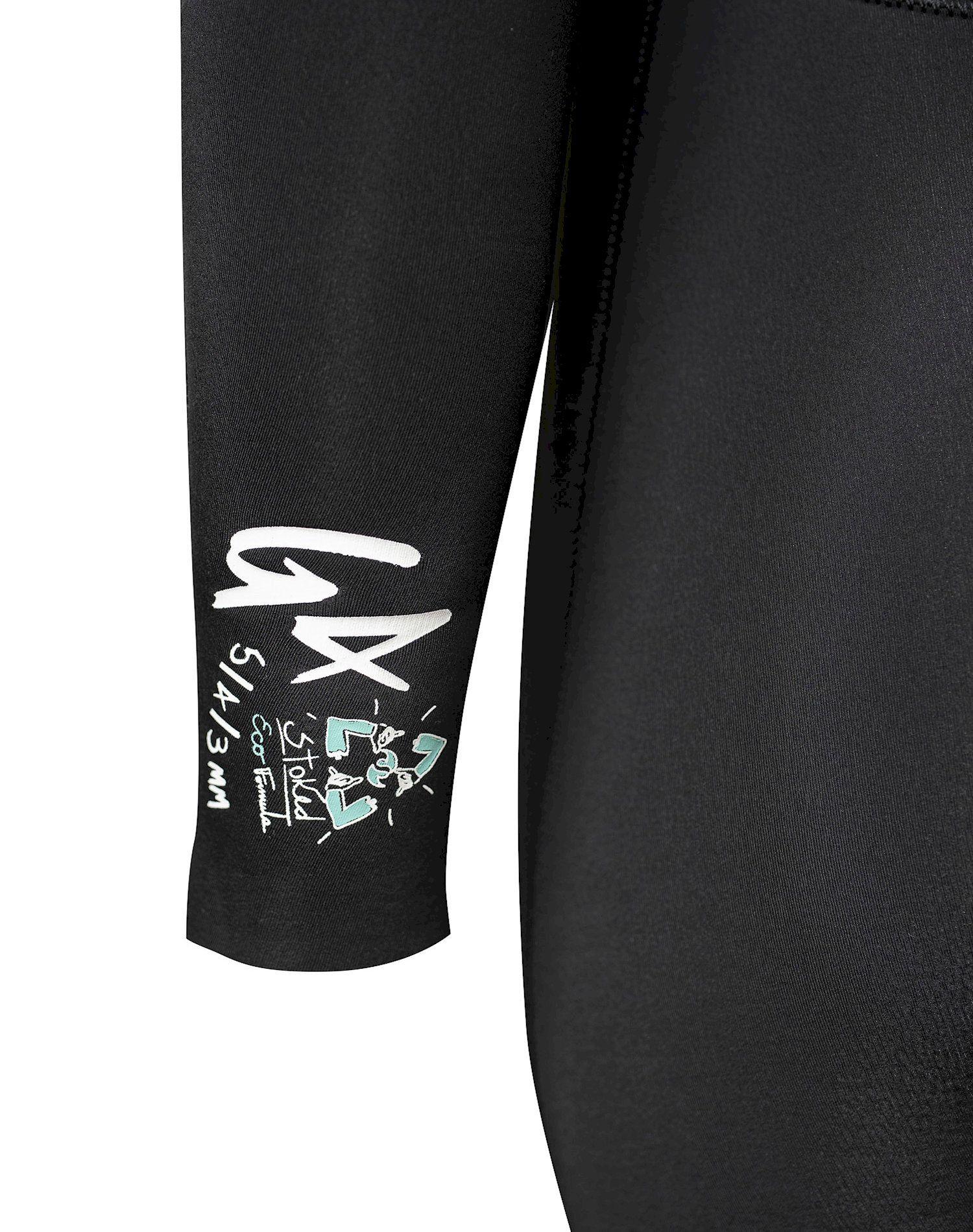 Traje de Surf Stoked Mujer G4 543 Negro-4