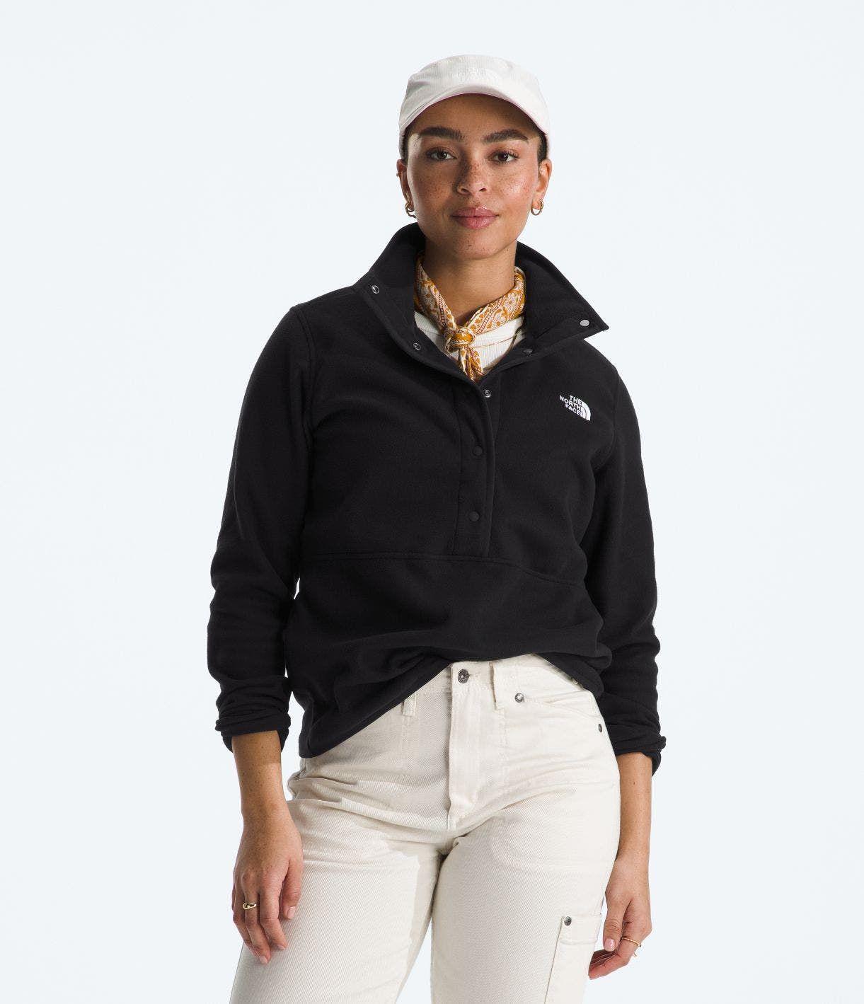 Polar The North Face Mujer Glacier 45689 Snap Negro-3