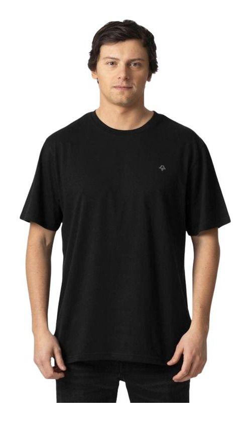 Polera Kivül Hombre Reciclada Logo Negro-0