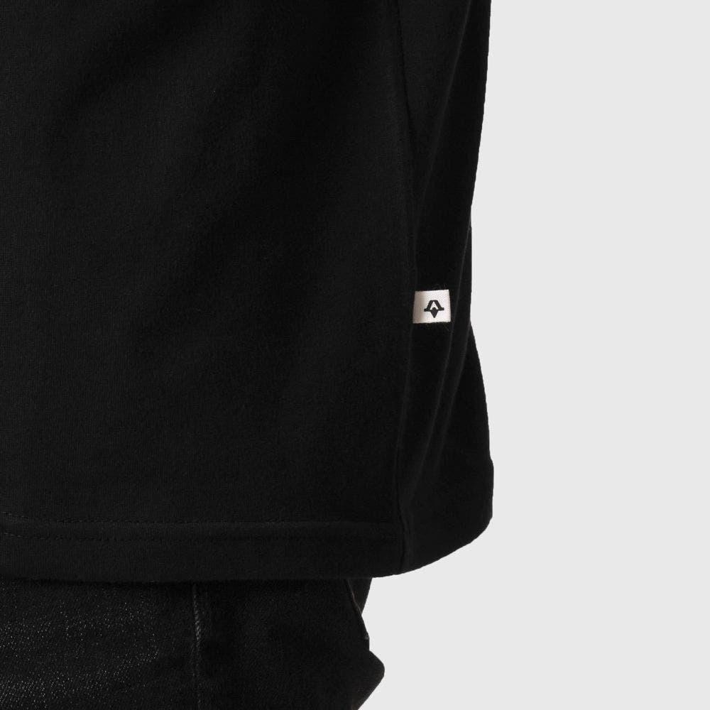 Polera Kivül Hombre Reciclada Logo Negro-4
