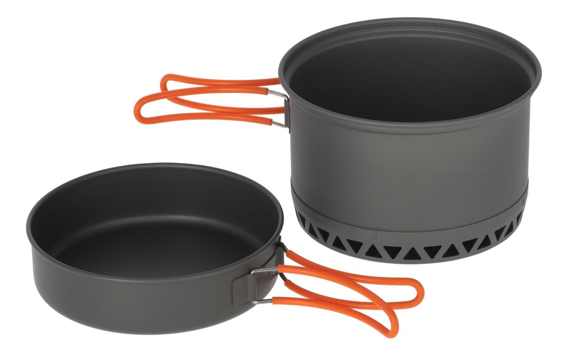 Set Andesgear Unisex De Ollas Jet Aluminio Anodizado 1.9 Lts Gris-0