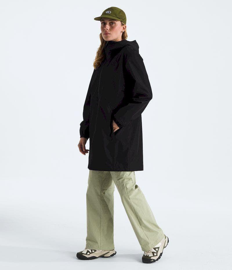 Chaqueta The North Face Mujer Impermeable Daybreak Mid Rain Parka Negro-4