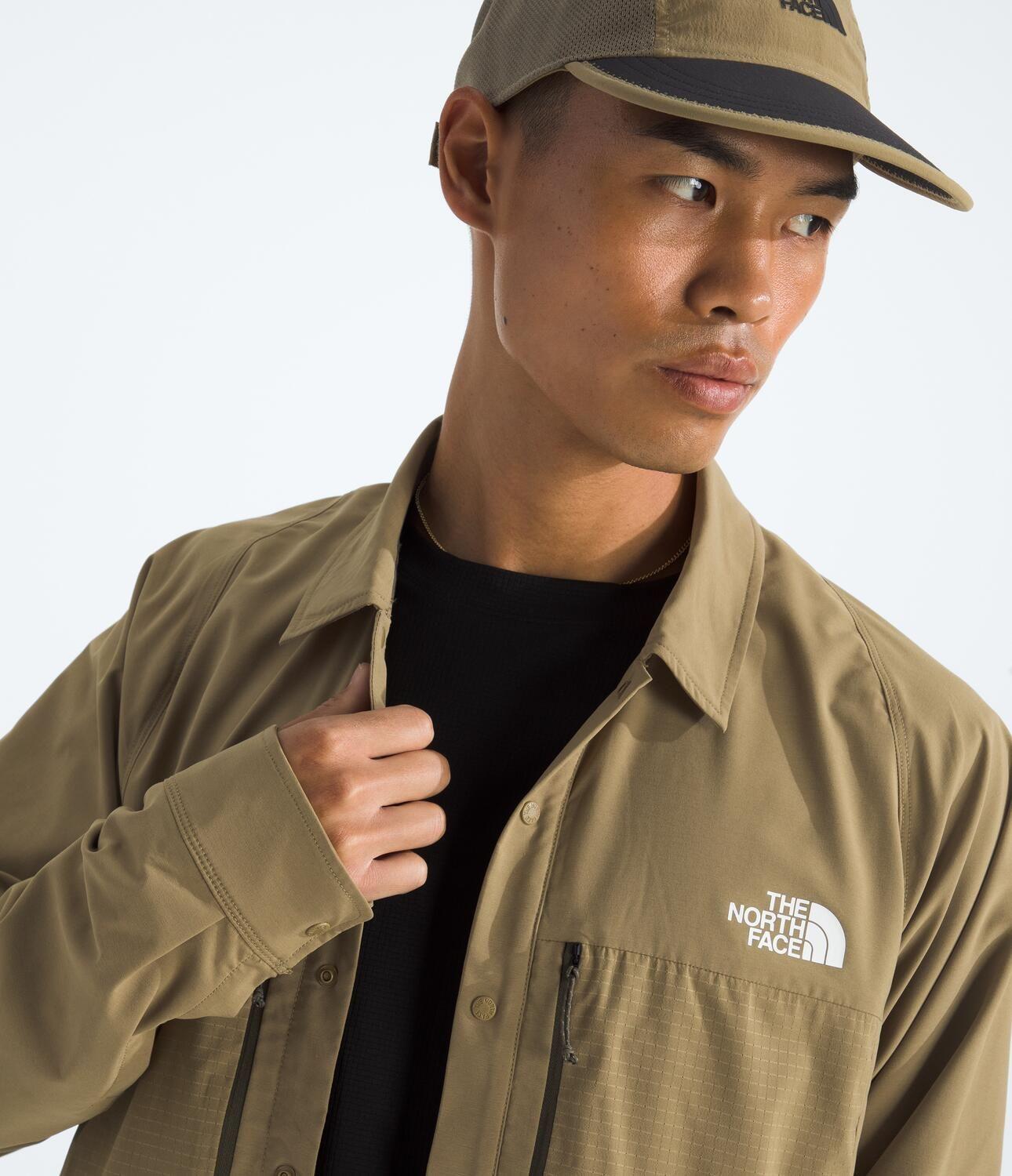 Polera Trail Lightrange Ls Shirt Hombre Marrón-3