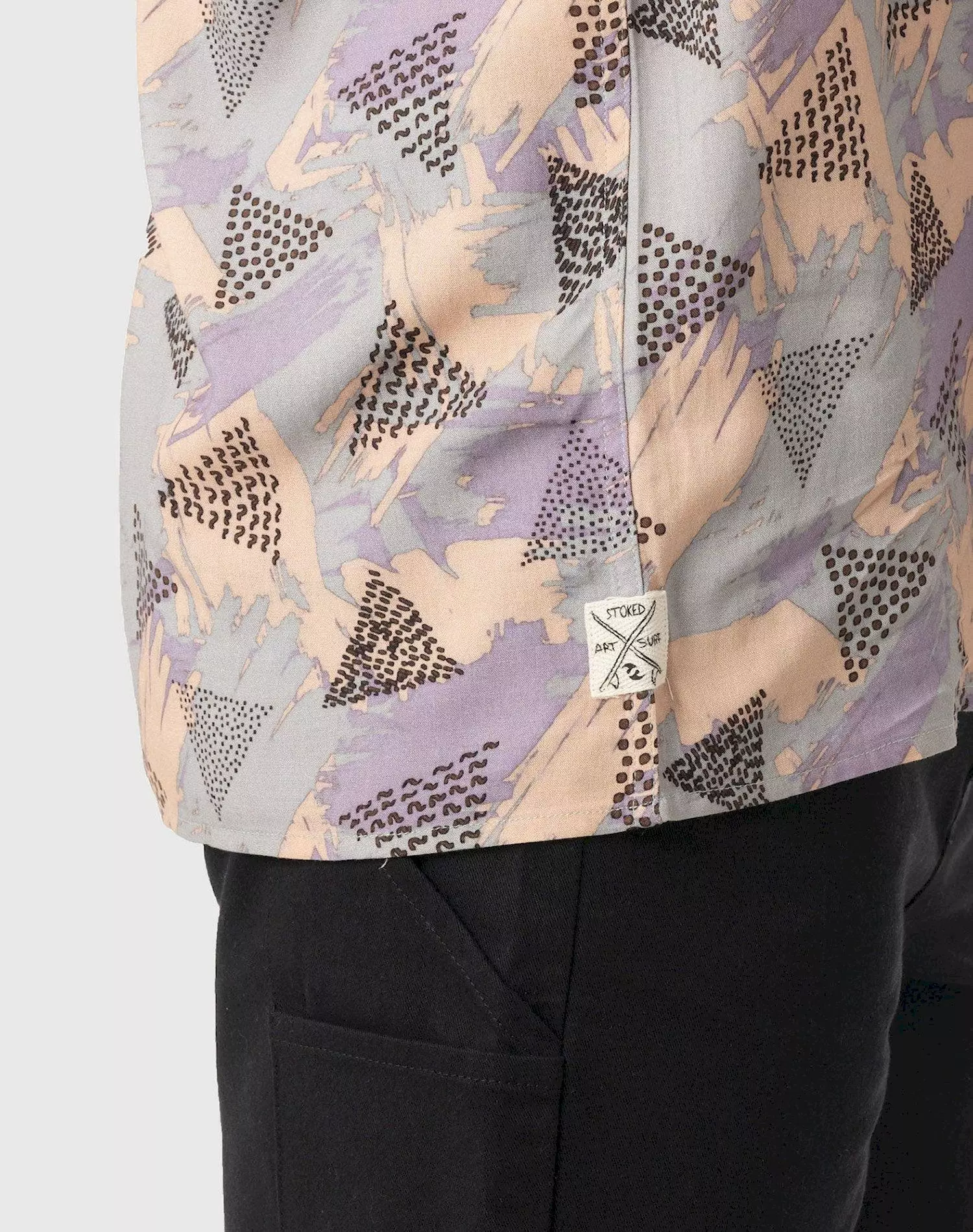 Camisa Stoked Hombre Hooks Verde-Multicolor-4