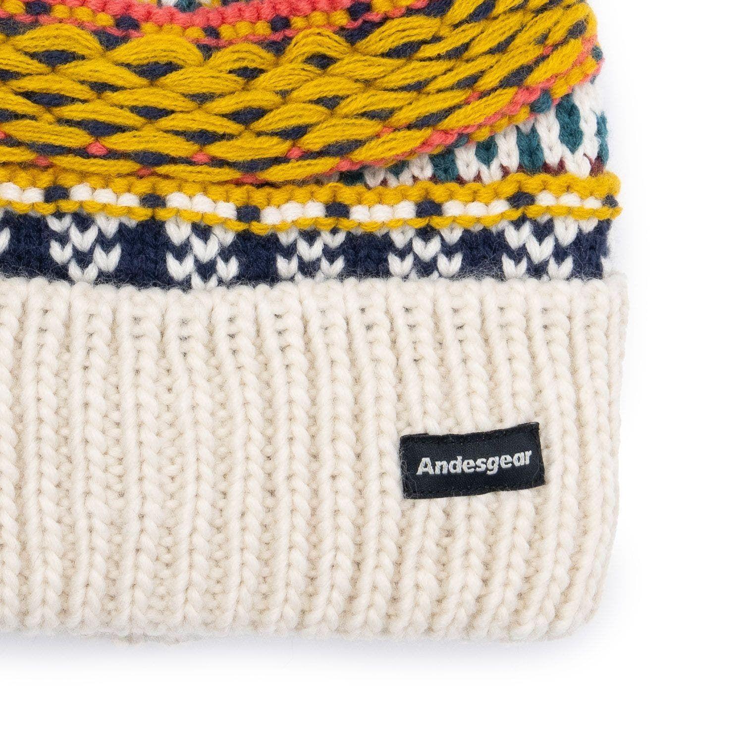 Gorro Andesgear Unisex Pompon Knited Multicolor-4