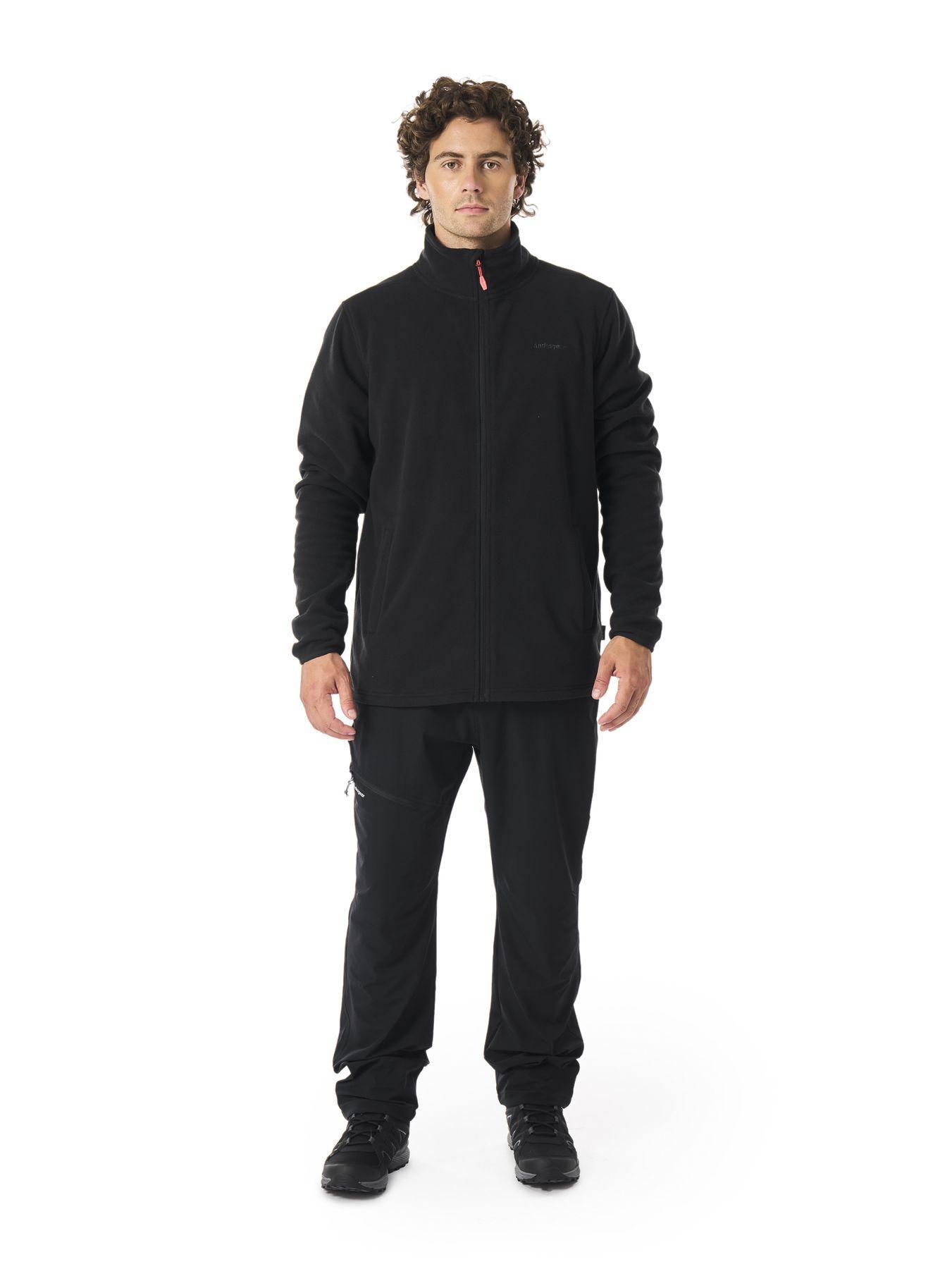 Polar Andesgear Hombre Maihue Fullzip Negro-3