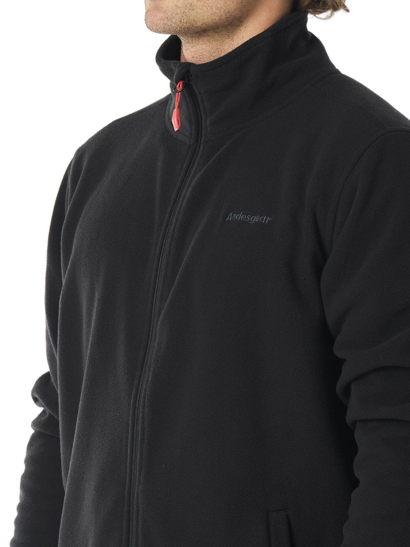 Polar Andesgear Hombre Maihue Fullzip Negro-4