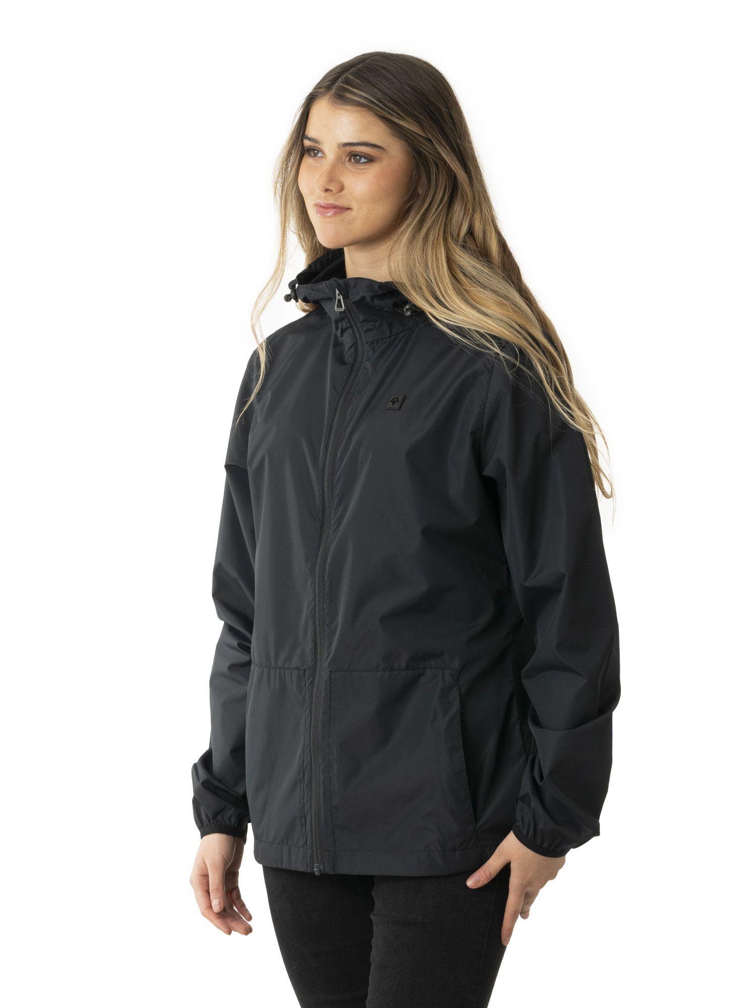 Chaqueta Kivül Mujer Cortavientos Mila Negro-1