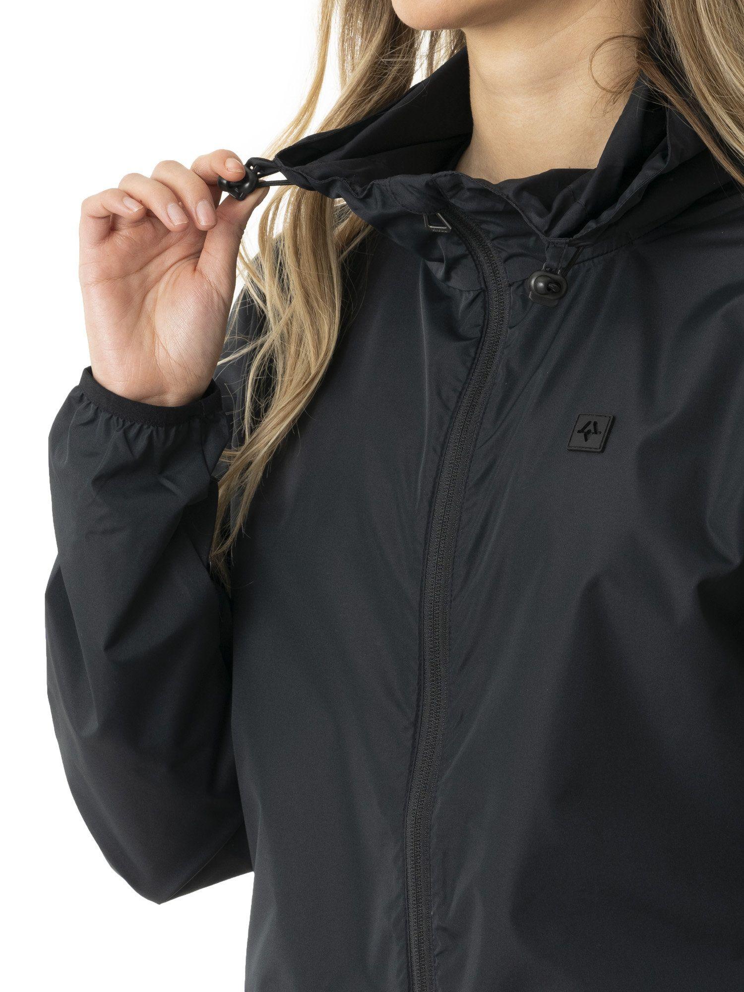 Chaqueta Kivül Mujer Cortavientos Mila Negro-3