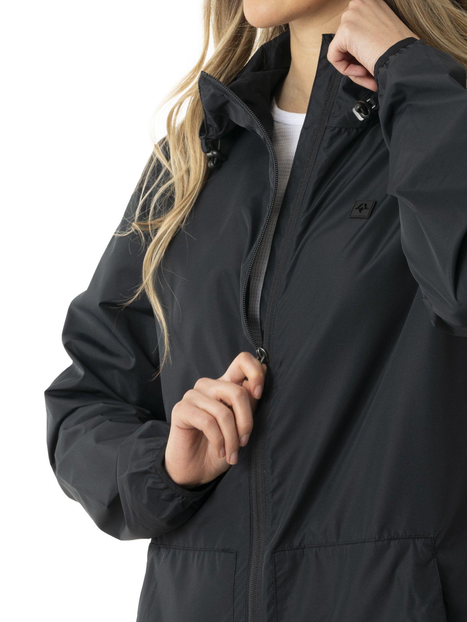 Chaqueta Kivül Mujer Cortavientos Mila Negro-5