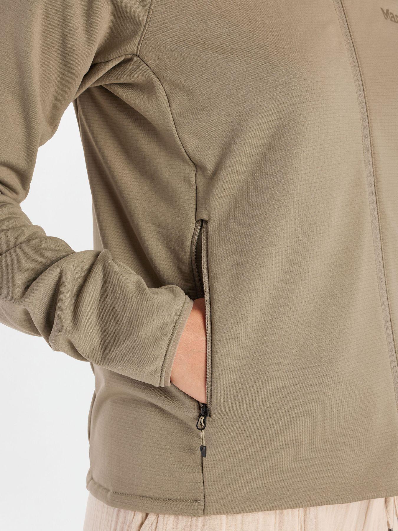 Polar Marmot Mujer Leconte Fleece Hoody Café-3