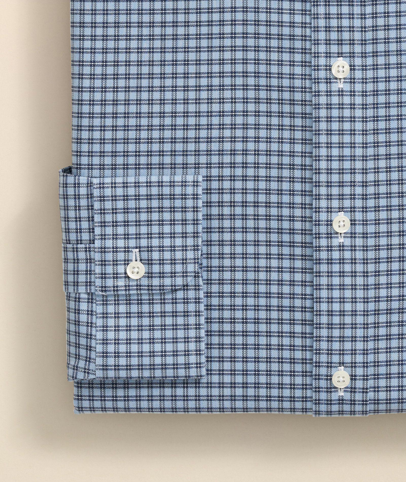 Camisa Brooks Brothers Hombre Ni Check Ain Reg - Nov Celeste-3
