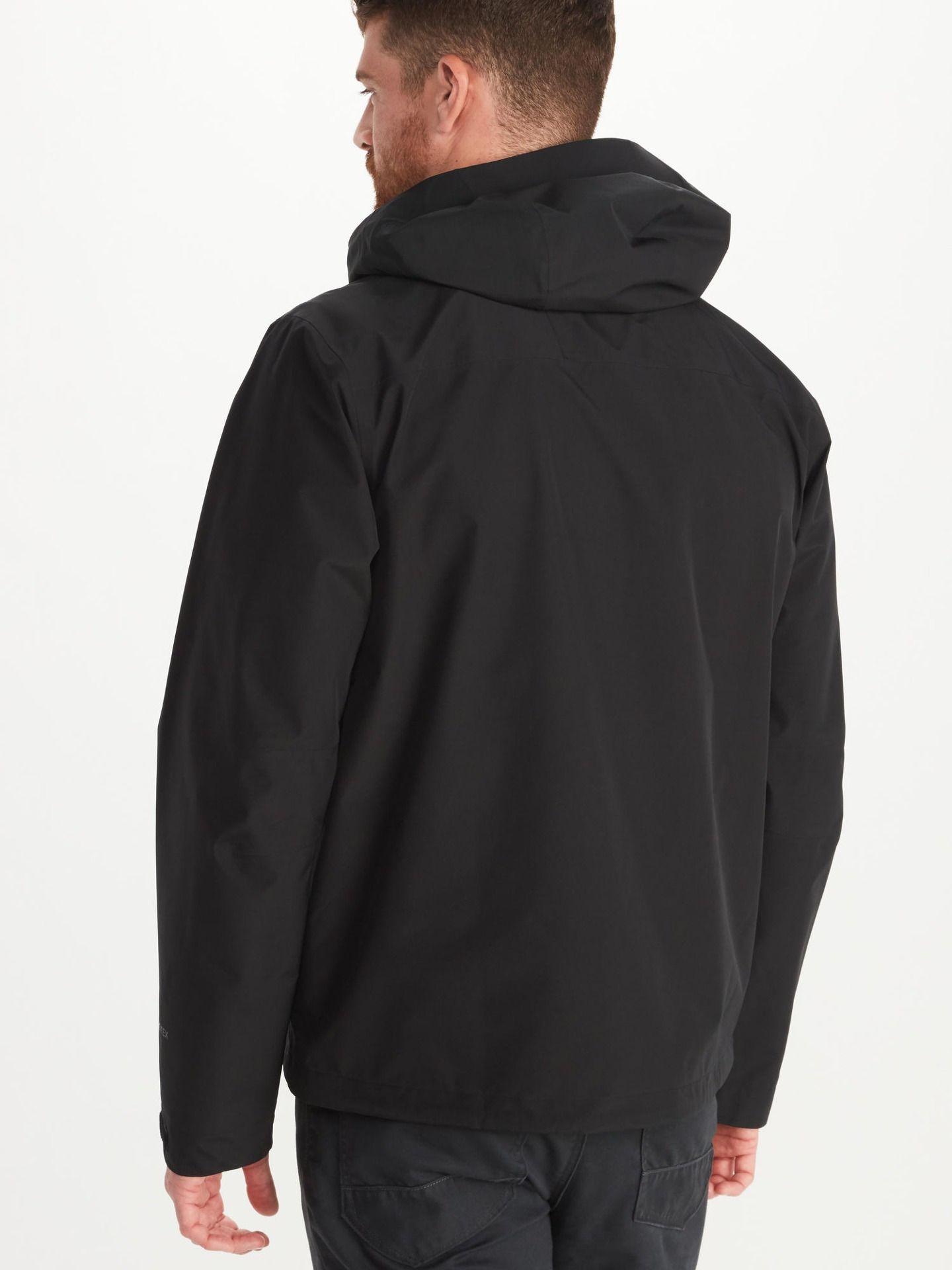Chaqueta Marmot Hombre Impermeable Minimalist Negro-1
