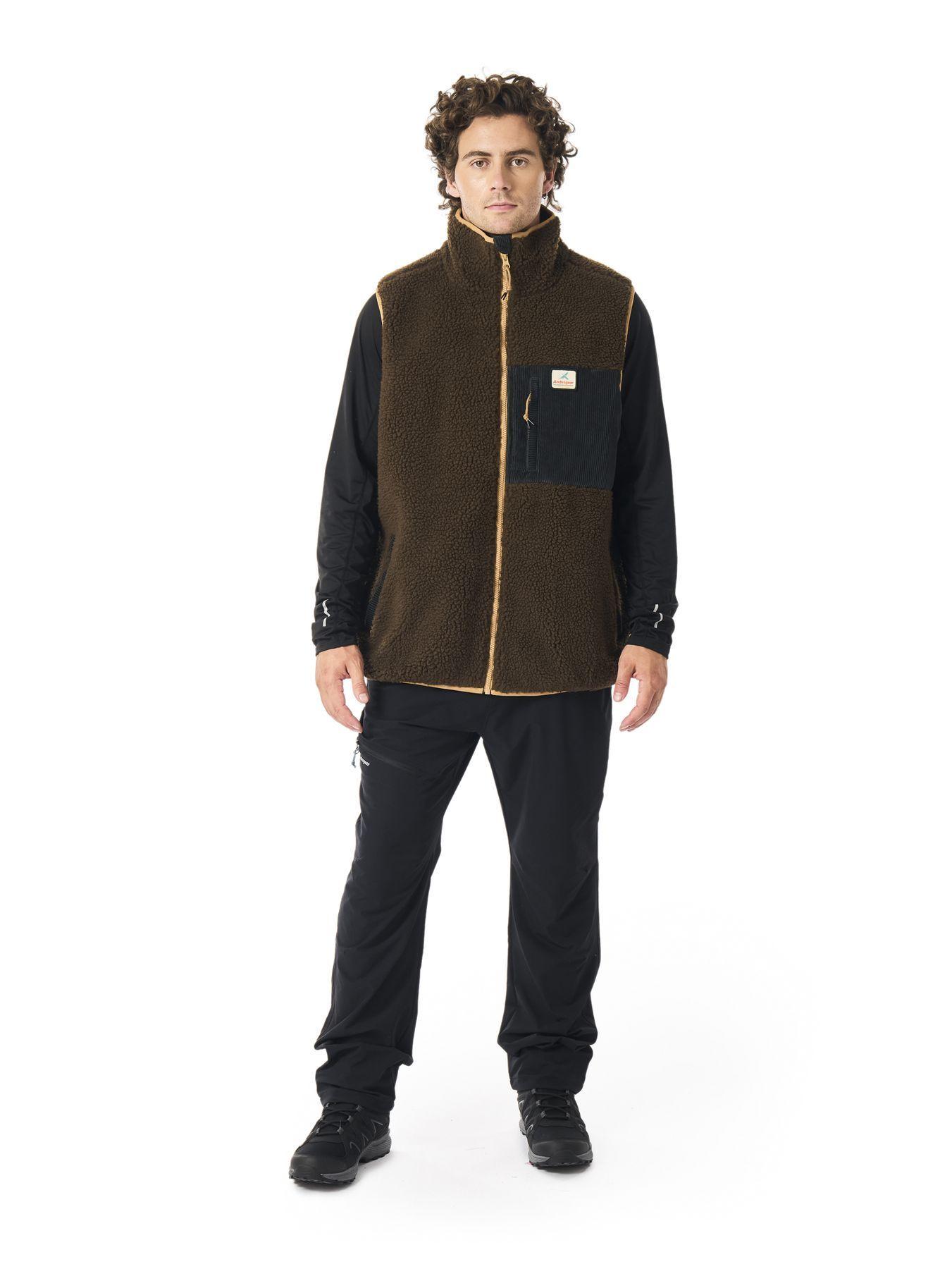 Polar Andesgear Hombre Nahuelbuta Vest Café-3