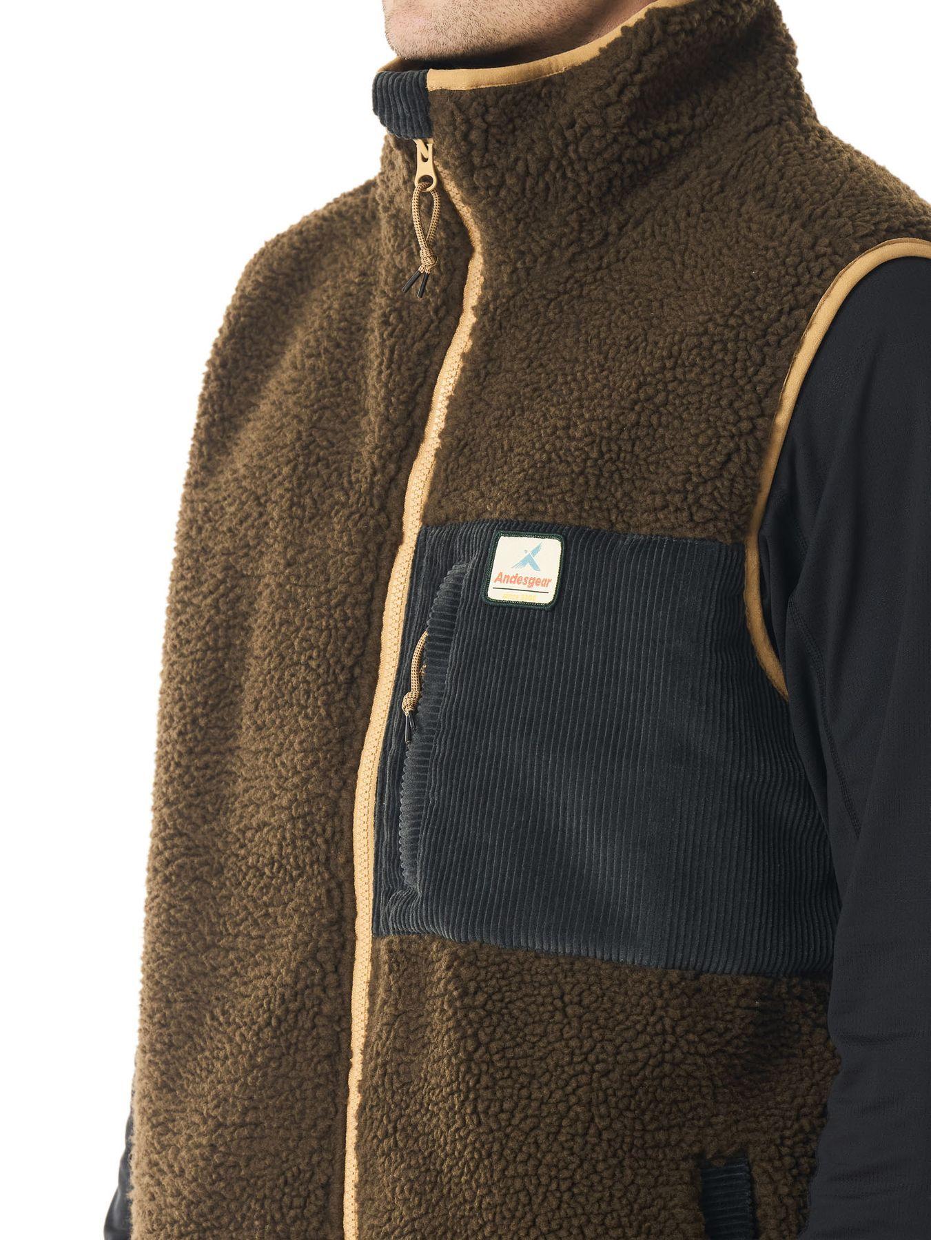 Polar Andesgear Hombre Nahuelbuta Vest Café-4