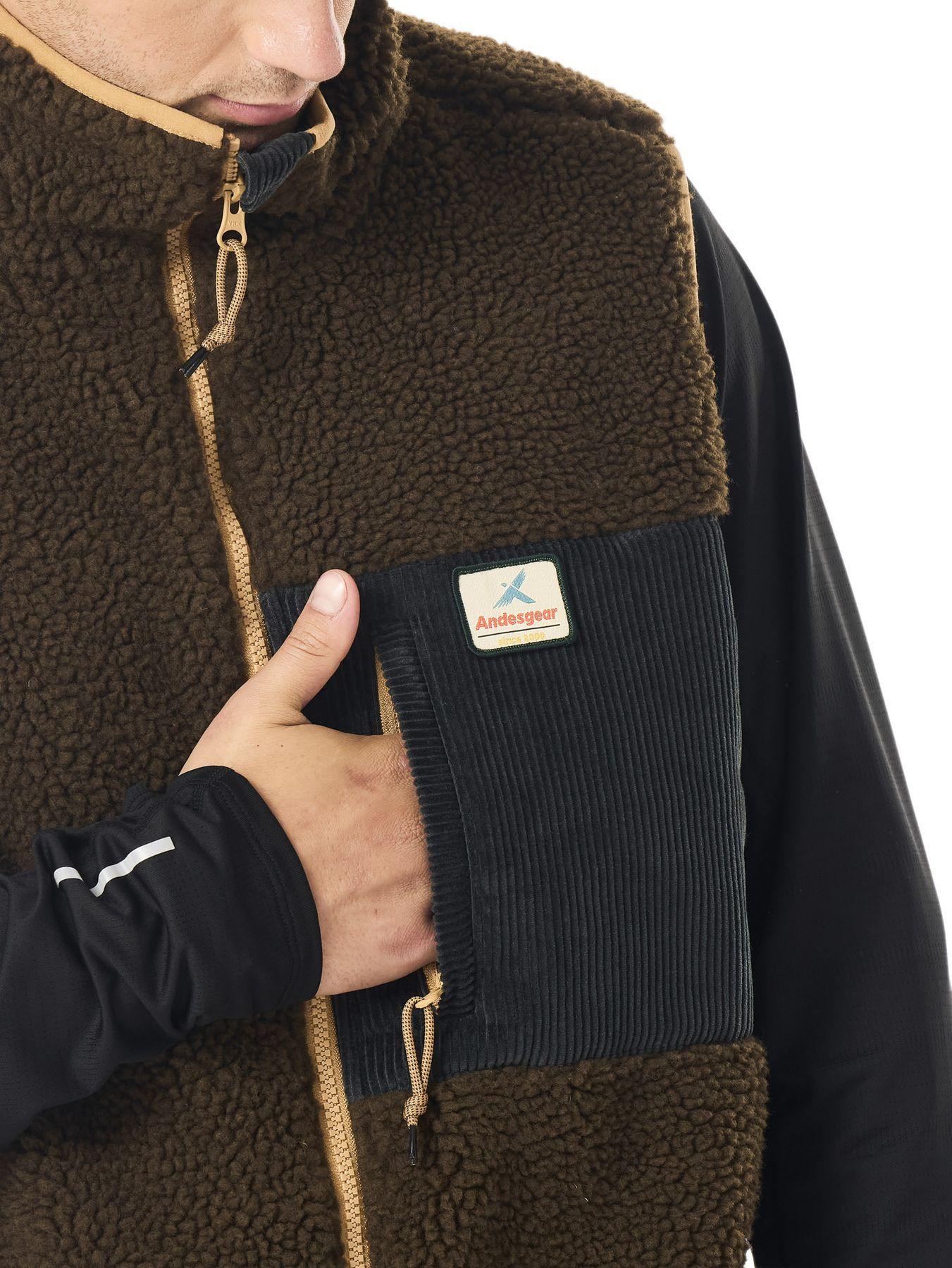 Polar Andesgear Hombre Nahuelbuta Vest Café-7